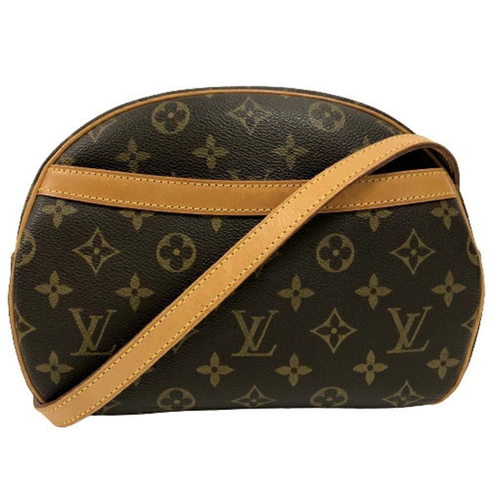 Louis Vuitton Brown Luxury Monogram Blois Shoulder Bag Leather